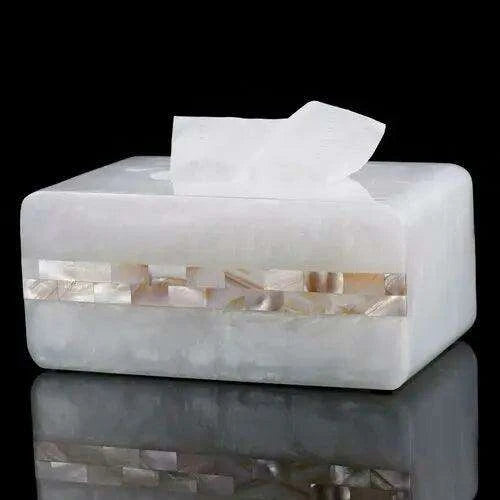 Chic Coastal-Inspired Tissue Box Holder for Elegant Home and Hospitality Settings