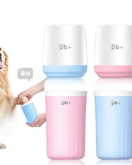 Portable Silicone Dog Paw Cleaner Cup - Effortless Grooming Tool for All Breeds