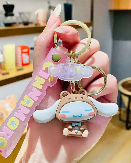 Cinnamoroll Character Keychain - Whimsical Bag and Key Charm for a Playful Touch
