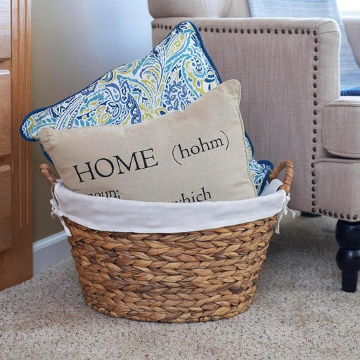 Elegant Water Hyacinth Laundry Hamper - Chic Storage Solution