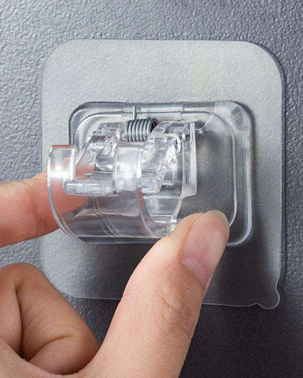 Heavy-Duty Waterproof Curtain Rod Brackets with Easy Peel-and-Stick Installation