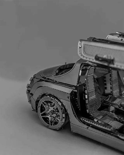 Butterfly Wing Metallic Sports Car 3D DIY Model Kit for Creative Builders