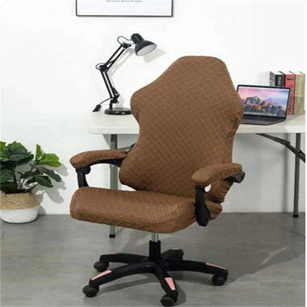 High Back Elastic Chair Cover for Office and Living Room