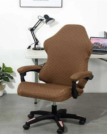 High Back Elastic Chair Cover for Office and Living Room