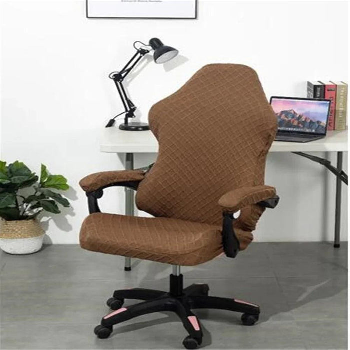 High Back Elastic Chair Cover for Office and Living Room