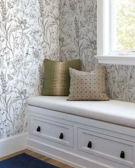 Chic Black and White Adhesive Wallpaper for Stylish Home Transformations