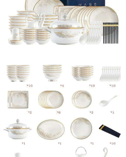 Chic Korean Ceramic Dining Collection for an Exquisite Table Experience