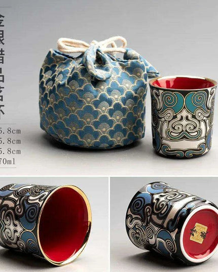 Elegant Authentic Dual-Tone Portable Tea Set for Traditional Kung Fu Brewing
