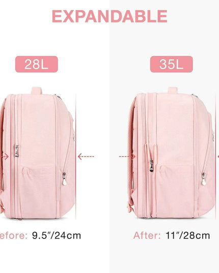Sleek USB Charging Waterproof Backpack for Women - Perfect for Travel and Daily Use