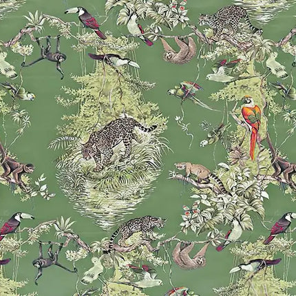 3D Southeast Asia Animal & Plant Mural Wallpaper – Custom Size, Multi-Material
