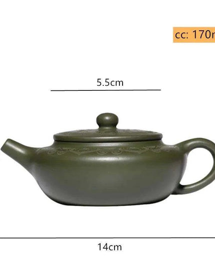 Handcrafted Yixing Purple Clay Teapot - 170ml with Built-in Infuser for Authentic Chinese Tea Experience