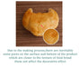 Realistic Golden Lava Croissant Bread Replica - Ideal for Photography and Decorative Displays