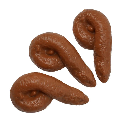 3pcs Mischief Unbelievable Turd Gag Fake Turd Classic Joke Funny Gadge