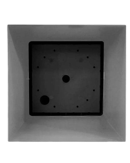 Cement Gray 20-Inch Tapered Resin Planter from the Finley Collection