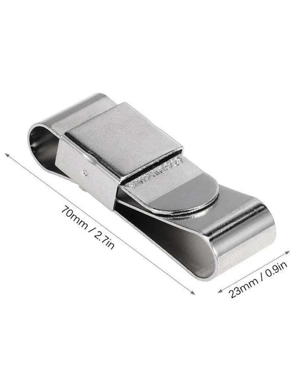 Stainless Steel Magnetic Pool Cue Chalk Holder - Essential Gear for Cue Players