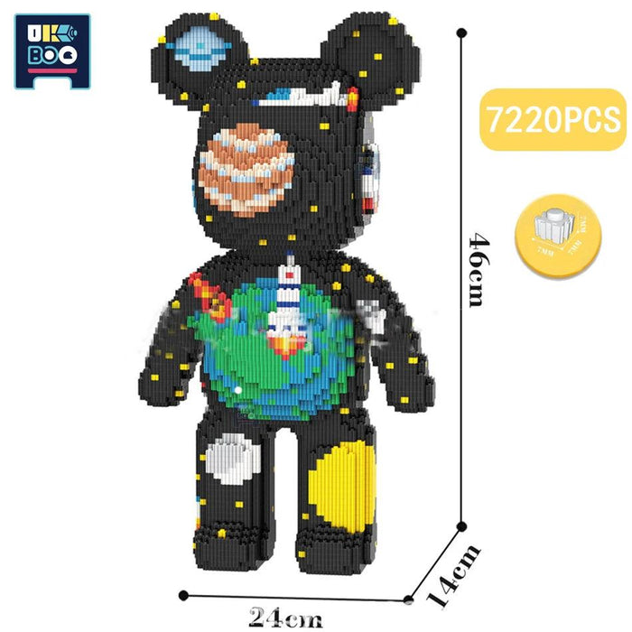 Adorable Bear Cub Building Block Set with Easy Storage - Inspire Creativity and Learning