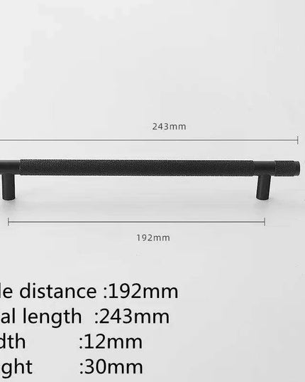 Sophisticated Black and Gold Aluminum Cabinet Hardware Collection