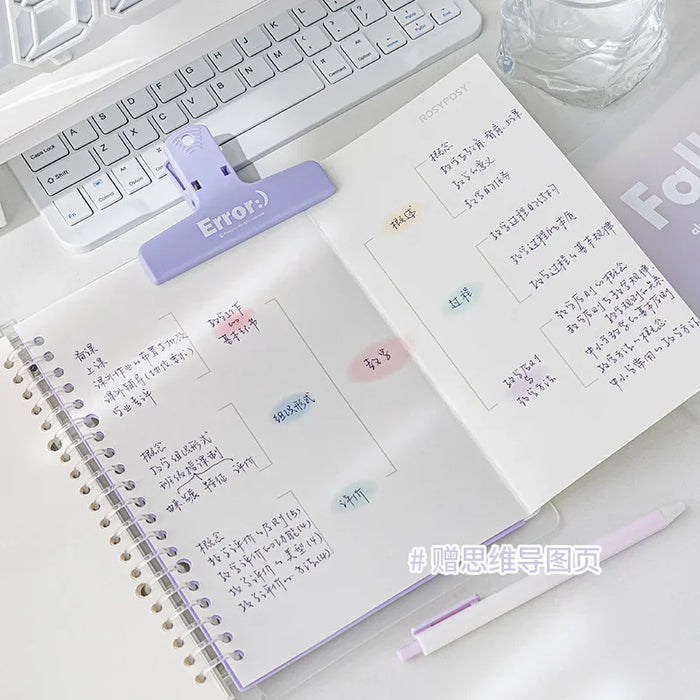 Ombre Design Notebook Set with Customizable Pages - A5 B5 Sizes