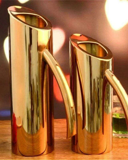 Stylish Stainless Steel Beverage Pitcher with Ice Guard and Divided Wine Insert - High Quality and Fast Shipping