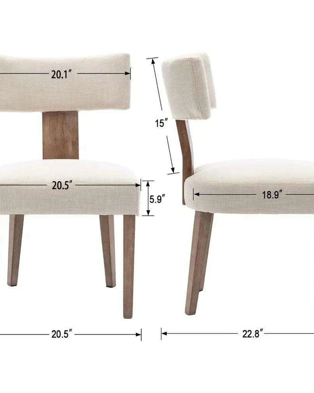 Dining Room Sets, 4 Set, Modern Dinings Chair with Wood Legs