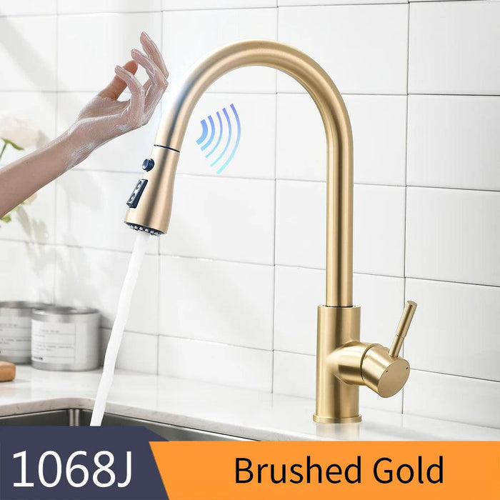 Innovative Sensor Rotating Kitchen Faucet with Smart Touch Technology