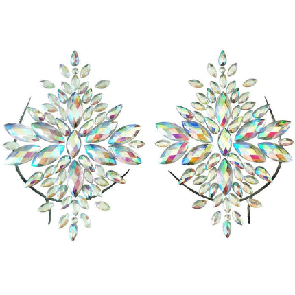 Radiant Crystal Chest Adornments: Alluring Body Accessories