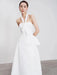 Elegant Women's Summer Evening Halter Top and Flowing Skirt Ensemble for 2024