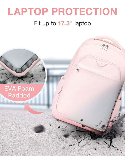 Sleek USB Charging Waterproof Backpack for Women - Perfect for Travel and Daily Use