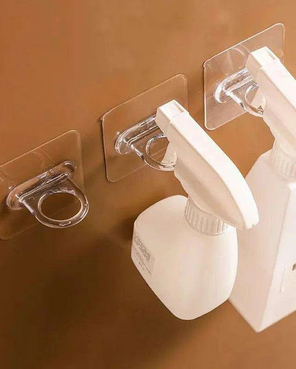 Transparent Suction Cup Hook Set for Effortless Wall Organization