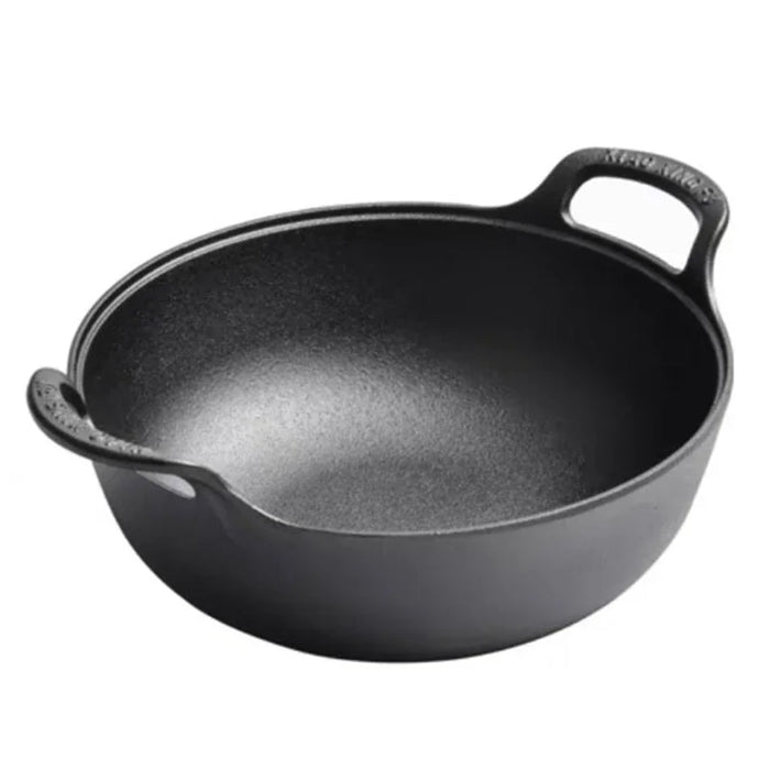 Authentic Traditional Japanese and Chinese Style Cast Iron Pot for Frying, Stewing, and Induction Cooking