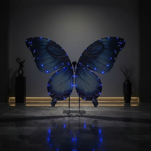 RC LED Bionic Butterfly Drone – Light-Up Flapping Wing Flying Insect for Stage & Performance
