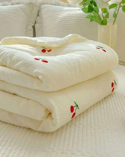 Cooling Lightweight Summer Comfort Quilt for Single Beds - Soft Air-Conditioning Blanket/Duvet