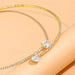 Sparkling Heart-Shaped Open Collar Choker Necklace for Women - Chic and Stylish Jewelry Accessory