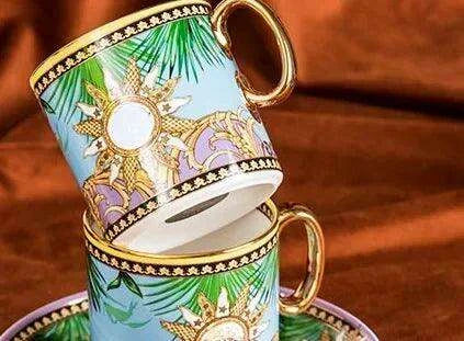 Luxurious Porcelain Coffee Pair Set