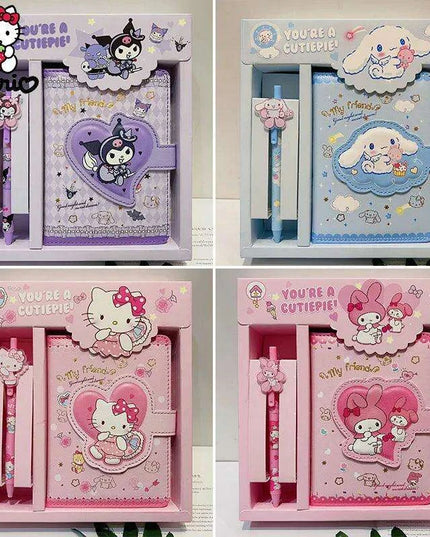 Charming Sanrio Characters Stationery Set with Gel Pens and Planner for Organization
