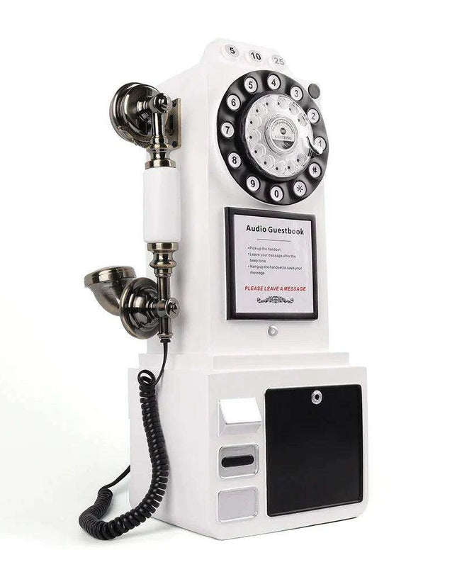 Vintage London Payphone Audio Guest Book Recorder