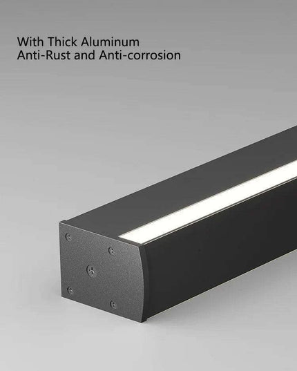 Sleek Nordic Waterproof LED Strip Wall Lamp Set with Remote Control - Ideal Outdoor Lighting Solution