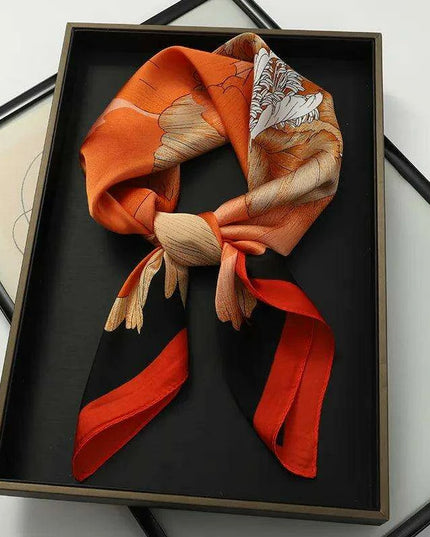 Chic Toddler Elegance: Luxurious 70x70cm Silk Scarf for Ages 6 Months to 4 Years