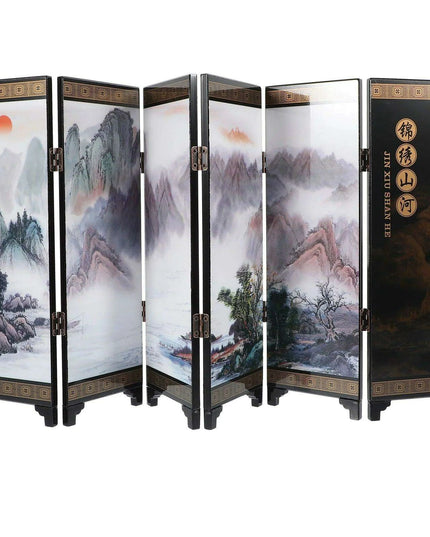 Elegant Chinese-Inspired Folding Room Divider