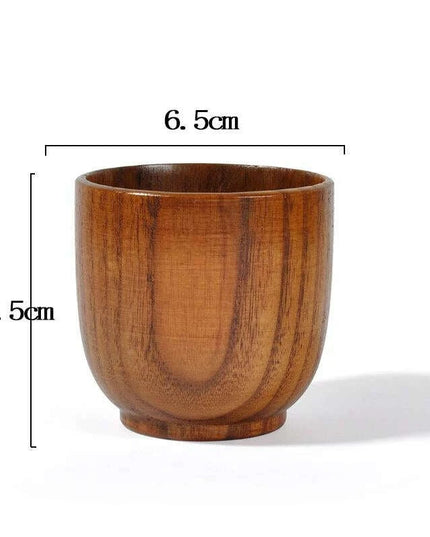 Handcrafted Rustic Spruce Wood Mug - Stylish Natural Drinkware for All Beverages