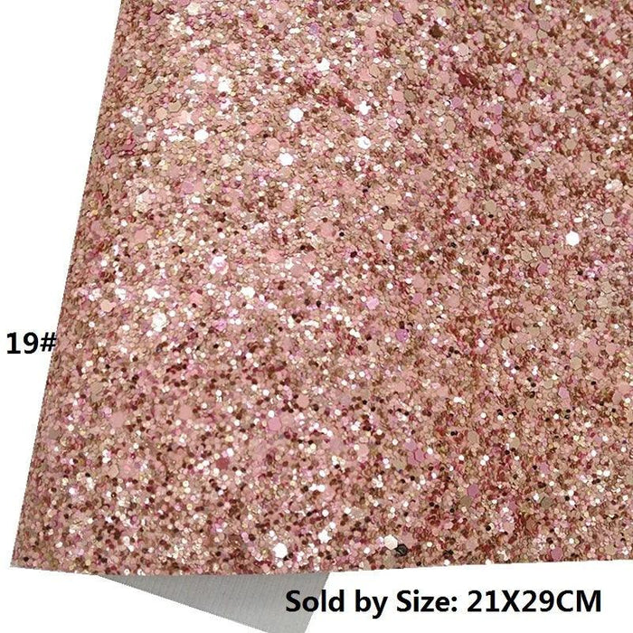 Glittery Pink Tiger & Serpent Faux Leather DIY Crafting Set