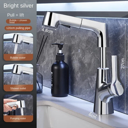 Korean-Style Swivel Basin Faucet | Mixer Tap with 360° Rotatio