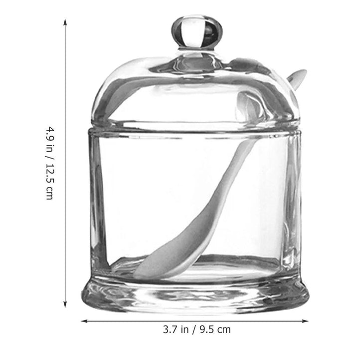 Elegant Glass Spice Jars with Lids for an Upscale Kitchen