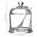 Elegant Glass Spice Jars with Lids for an Upscale Kitchen