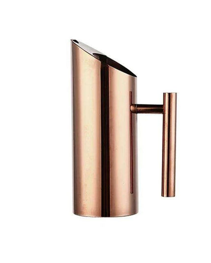 Stylish Stainless Steel Beverage Pitcher with Ice Guard and Divided Wine Insert - High Quality and Fast Shipping