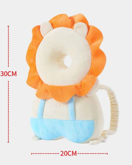 Bee-Themed Toddler Safety Backpack with Adjustable Headguard for Safe Adventures