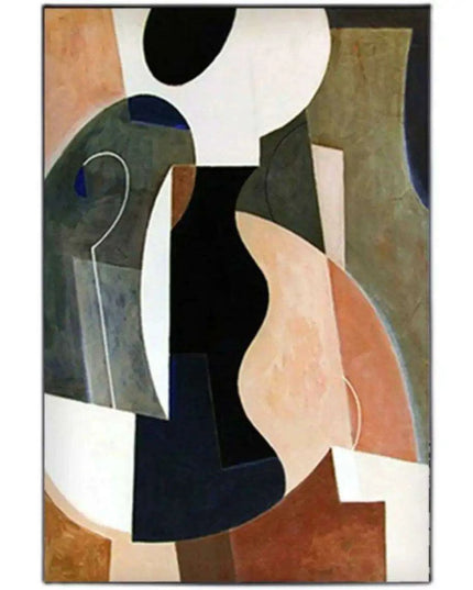 Colorful Contemporary Large Oil Canvas - Statement Art for Modern Homes