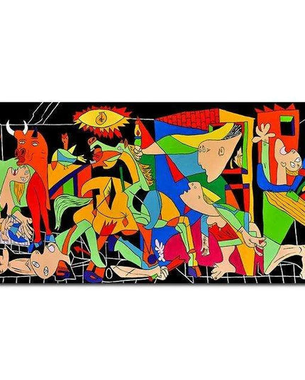 Customizable Waterproof Picasso-Inspired Large Abstract Canvas Artwork