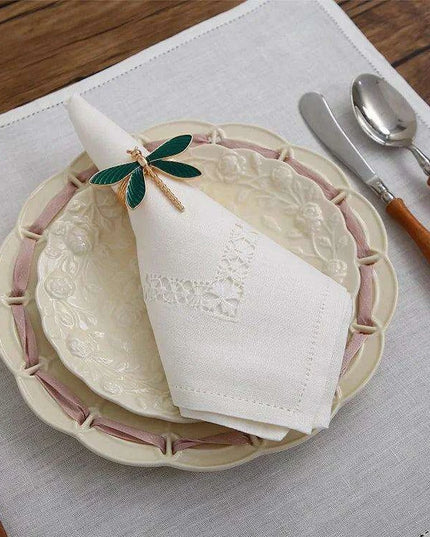 Luxury Artisan Linen Napkin and Placemat Set - 2 Pieces