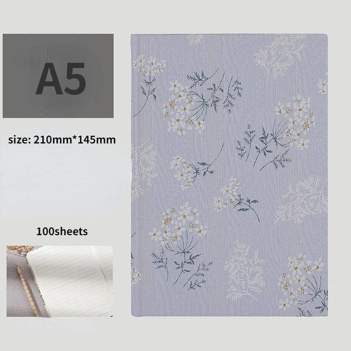 Elegant Floral and Tree Patterned Student Journal